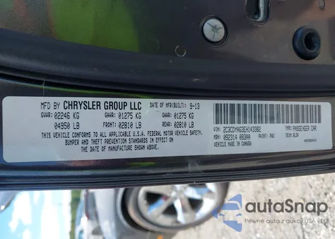 2014 Dodge Challenger Rallye Redline from USA, damaged, VIN 2C3CDYAG3EH143382